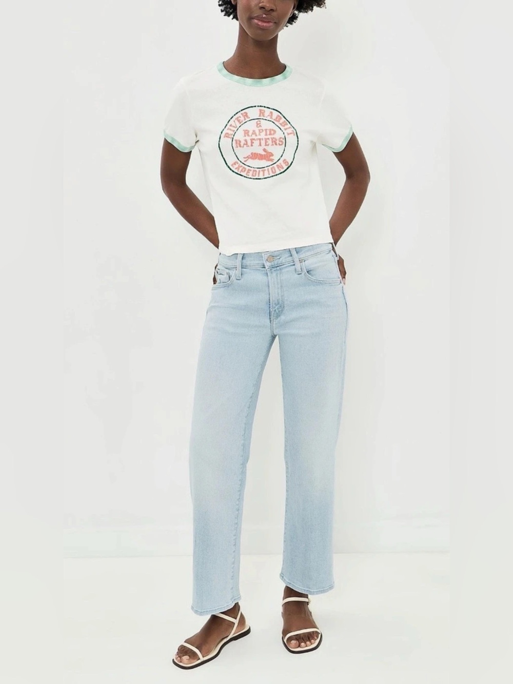 Mother Denim - The Mid Rise Rambler Zip Ankle